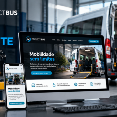 Um novo website a mesma confiança
